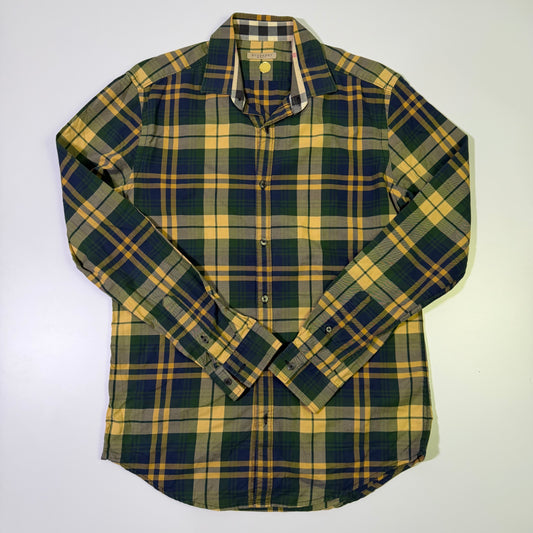 Camisa Burberry Cuadros Verde  (M)