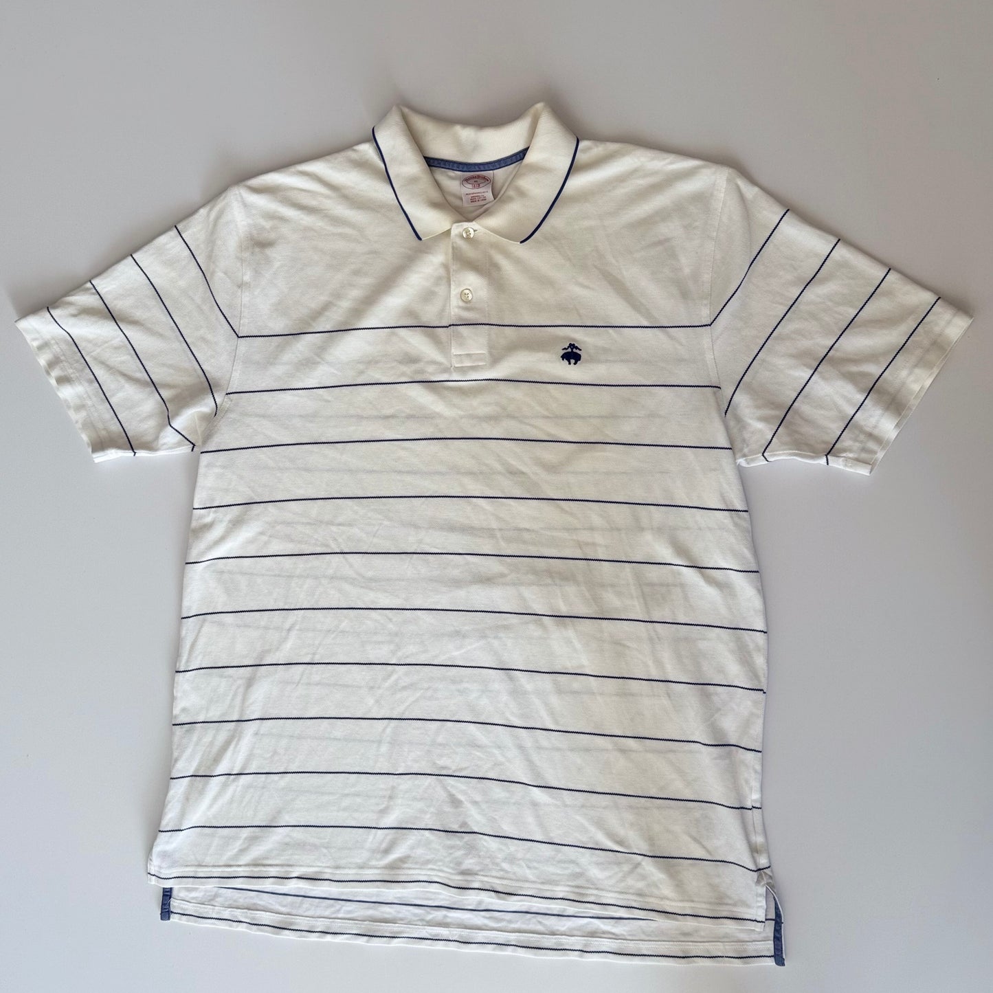 Polo Brooks Brothers Blanca (XL)