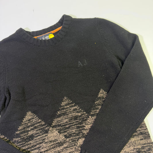 Sueter Armani Jeans Negra (S)