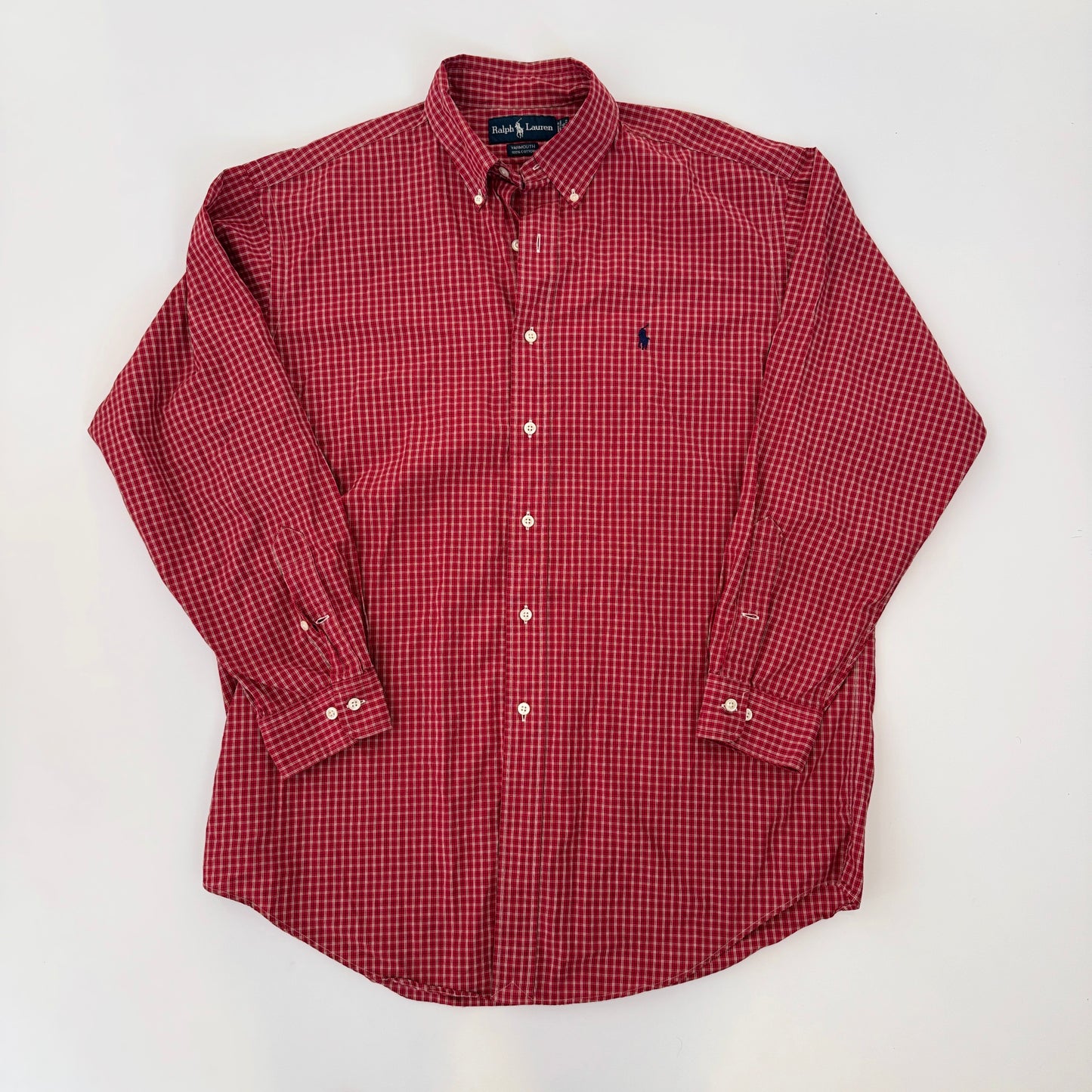 Camisa Ralph Lauren Cuadros Rojos (XL)