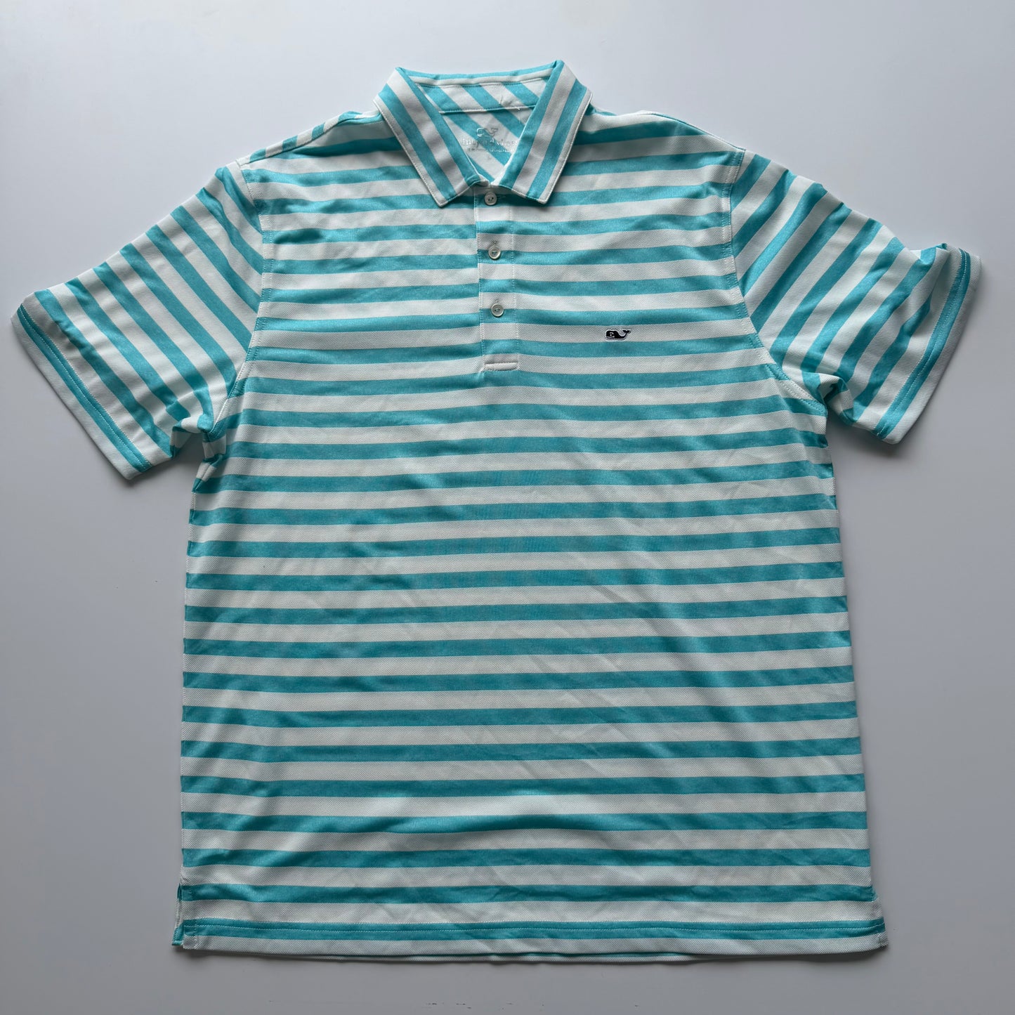 Polo Vineyard Vines Rayas Celestes (L)