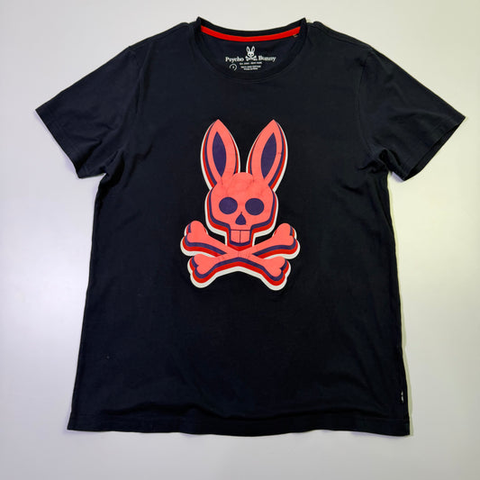 Playera Psycho Bunny Negra  (L)