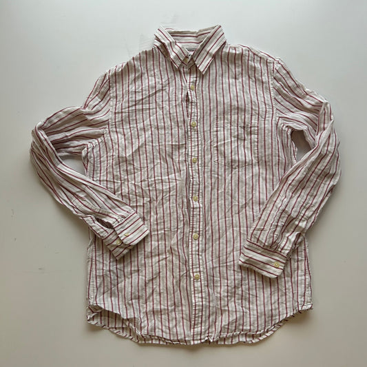 Camisa Banana Republic Lino Rayas (M)