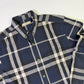 Camisa Burberry  Monograma Azul (M)