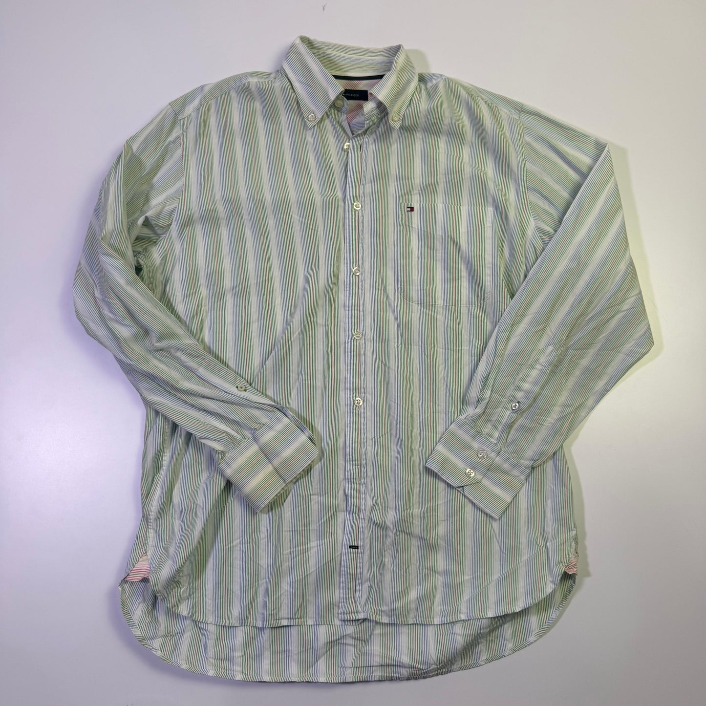 Camisa Tommy Hilfiger Rayas (L)