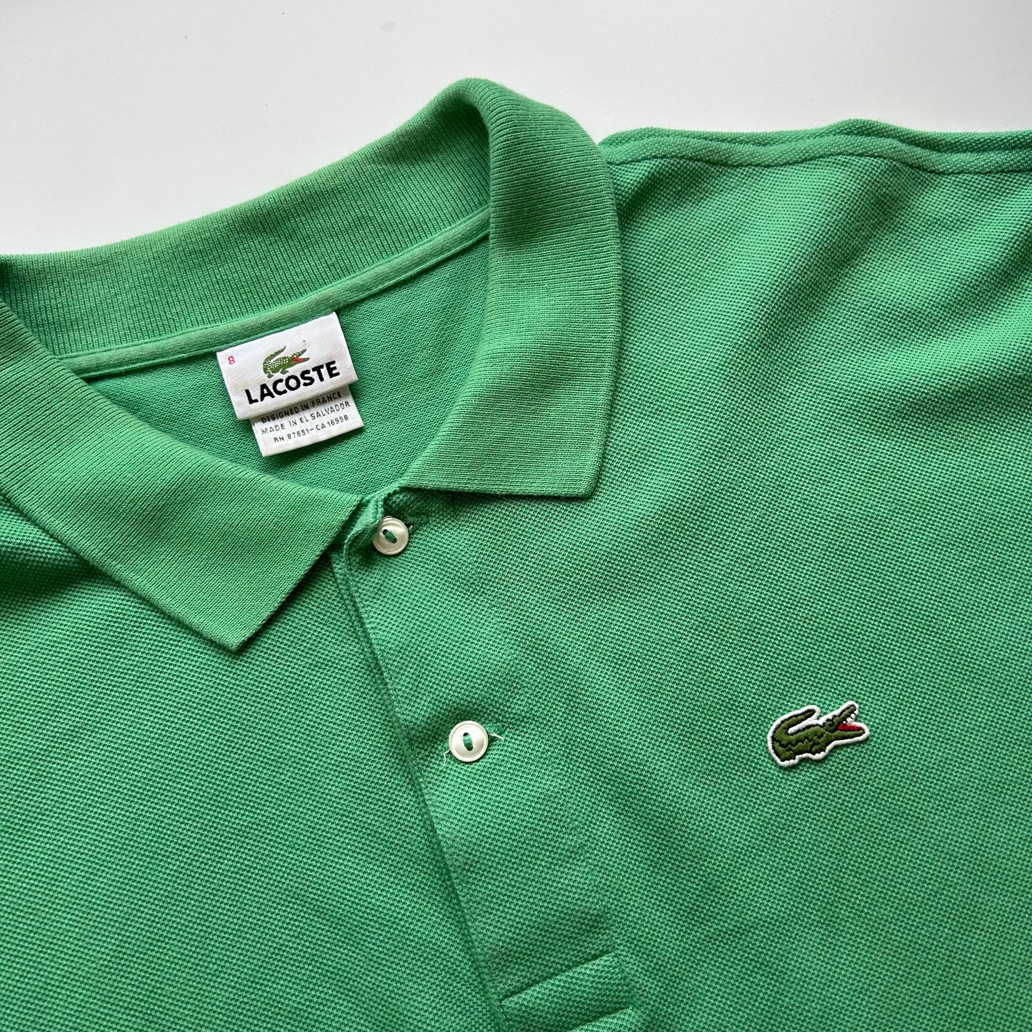 Polo Lacoste Verde (XXL)