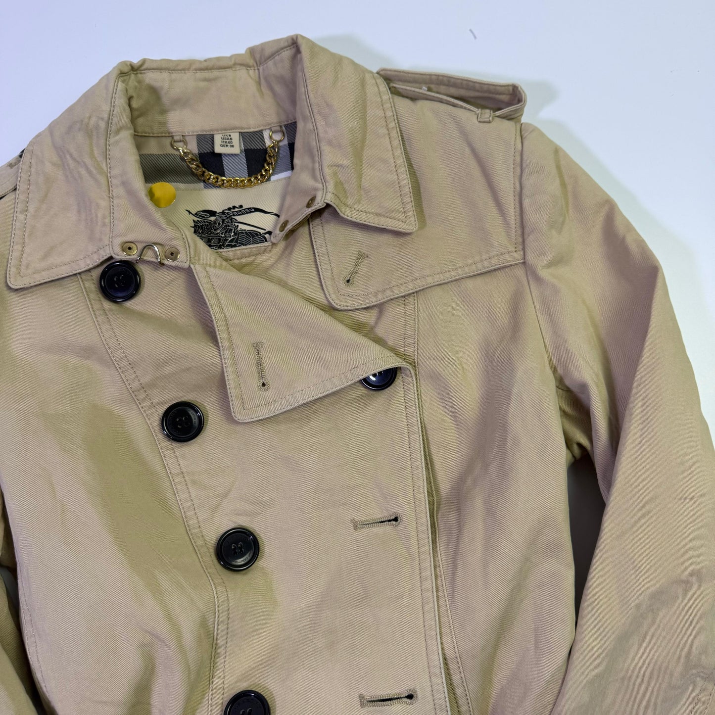 Gabardina Burberry Vintage Beige  (S-MUJER)