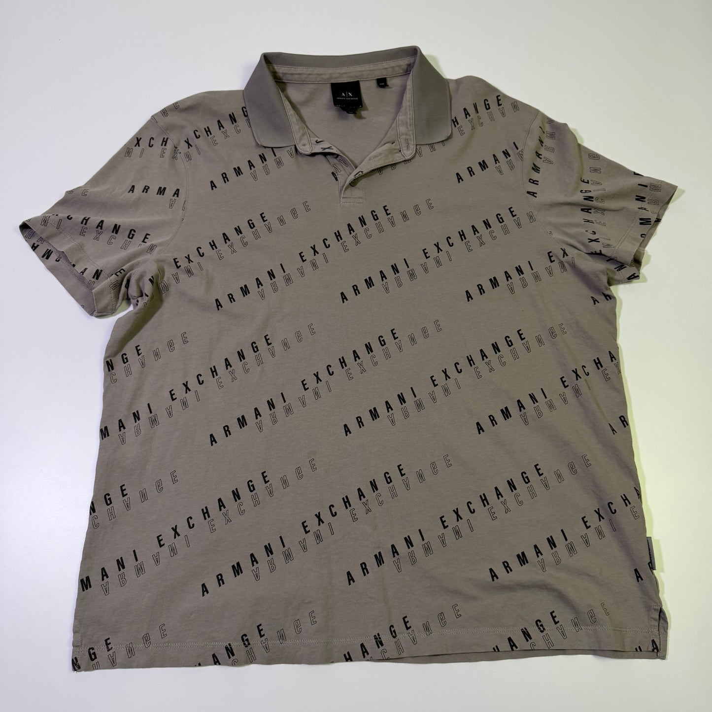 Polo Armani Exchange  Gris  (XXL)