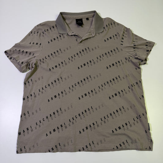 Polo Armani Exchange  Gris  (XXL)