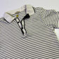 Polo Burberry Blanca Rayas (M)