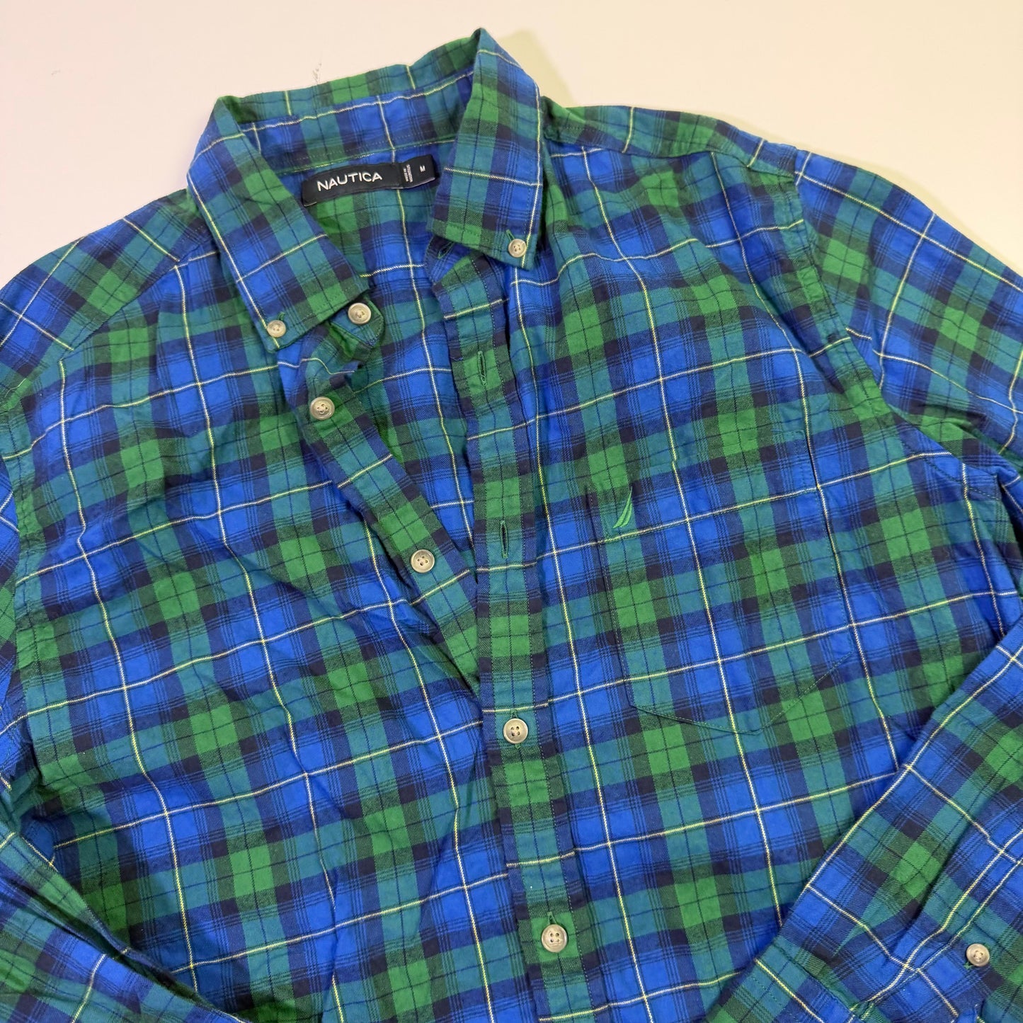 Camisa Nautica Cuadros  (M)