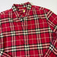 Camisa Burberry Vintage  Monograma Rojo  (M)