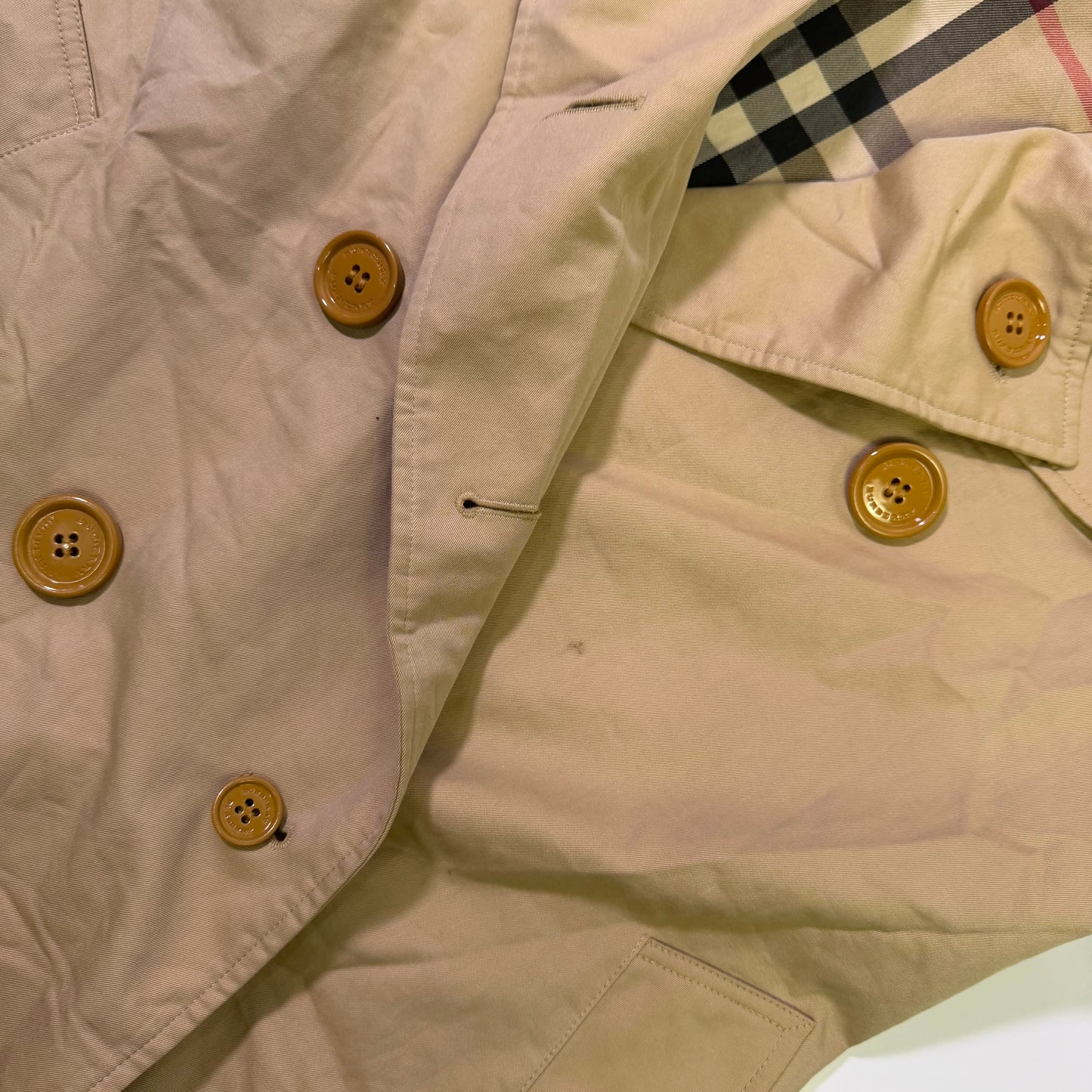 Gabardina Burberry Vintage Cafe  (M)