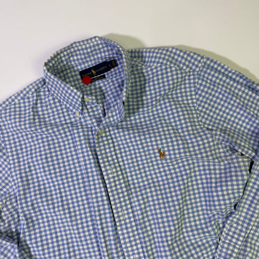Camisa Ralph Lauren Cuadros Celeste (L)