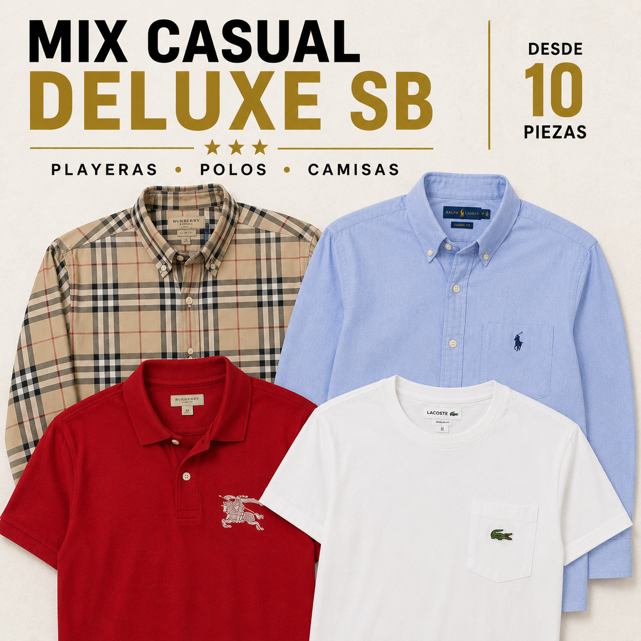 Mix Casual Deluxe | Mayoreo de Ropa Seminueva  | Envío incluido a todo México (Copia)
