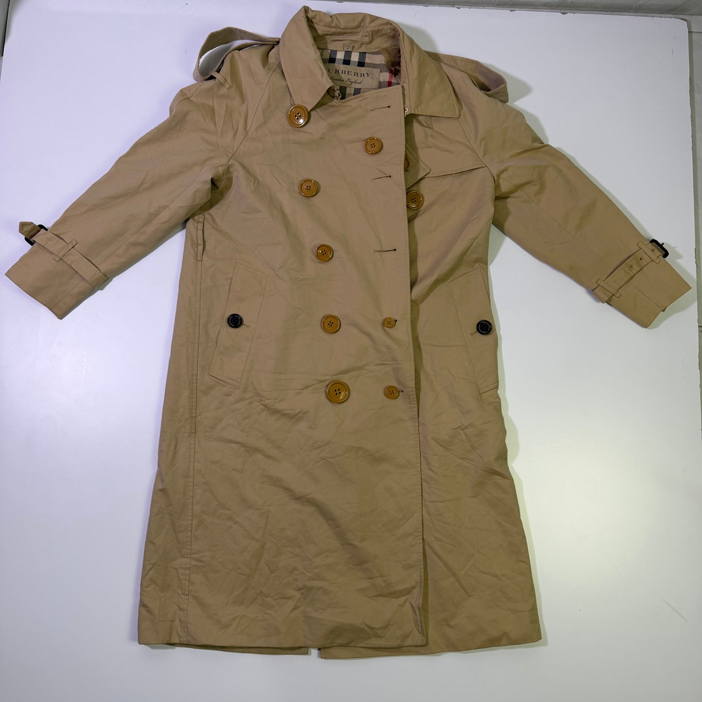 Gabardina Burberry Vintage Cafe  (M)