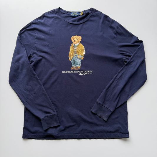 Playera Polo Bear Ralph Lauren Azul (L)