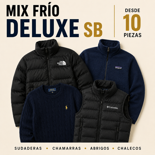 Mix Frio Deluxe | Mayoreo de Ropa Seminueva  | Envío incluido a todo México